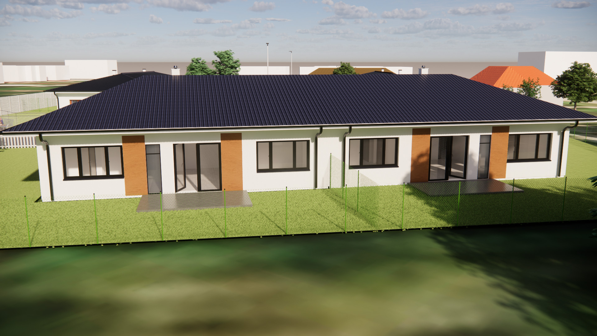 Na predaj 4-izbový rodinný dom TYP DOMU B  v obci Jelka