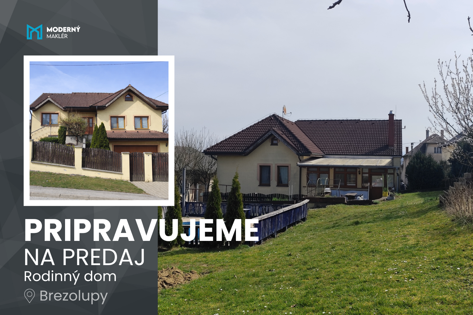 Na predaj dvojgeneračný rodinný dom blízko Bánoviec nad Bebravou